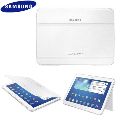 Official Samsung Galaxy Tab 3 10.1 Book Cover - White