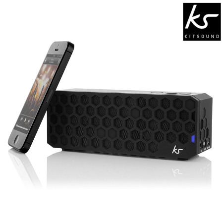 Kitsound Hive Bluetooth Wireless Portable Stereo Speaker - Black