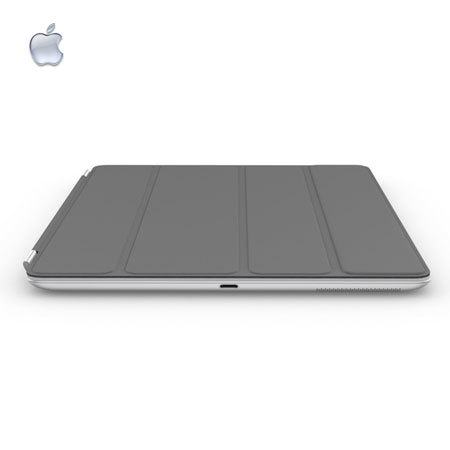 Smart Cover iPad Apple Cuir - Gris foncé
