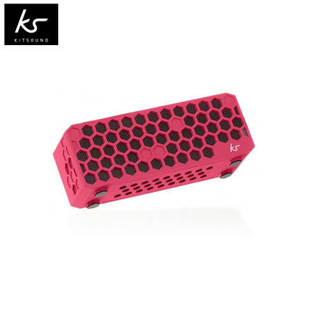 Kitsound Hive Bluetooth Wireless Portable Stereo Speaker - Pink