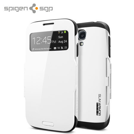 Spigen Slim Armor View Case for Galaxy S4 - Infinity White