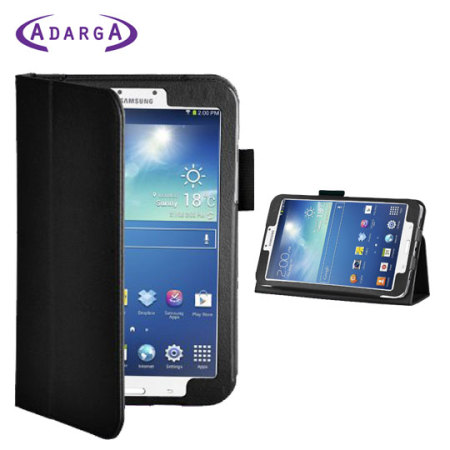 Adarga Folio Stand Samsung Galaxy Tab 3 8.0 Case - Black