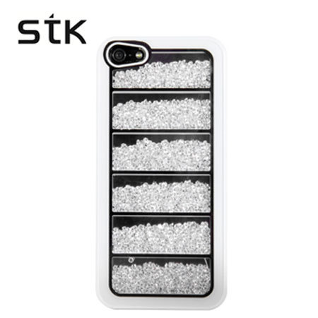 STK Kristal Case for Apple iPhone 5S / 5 - White Crystal