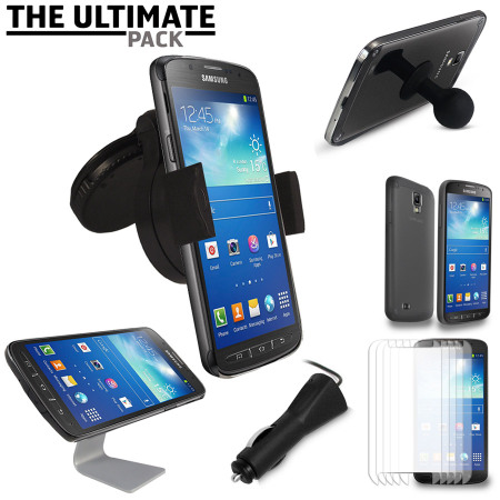Pack accessoires Samsung Galaxy S4 Active Ultimate – Noir