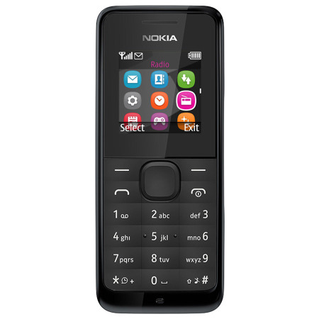 Nokia 105 SIM Free - Unlocked - Black