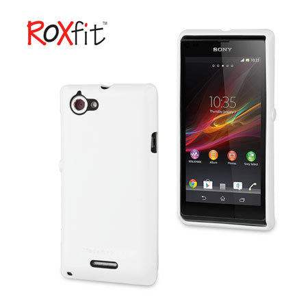 Roxfit Soft Shell Case for Sony Xperia L - White