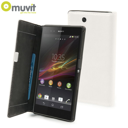 paraplu mout naaien Muvit Sony Xperia Z Ultra Slim Folio Case - White