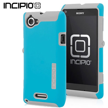 Incipio DualPro Case For Sony Xperia L - Cyan/Grey
