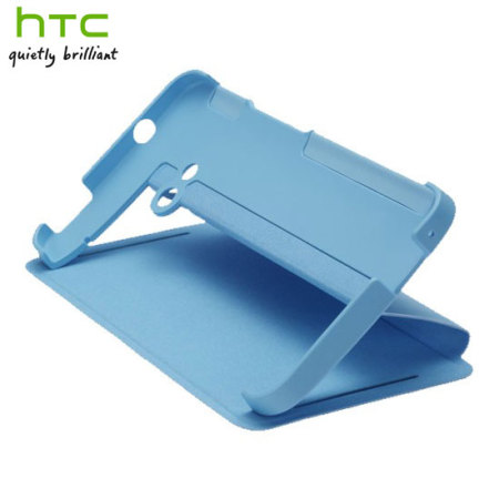 Genuine HTC One 2013 Double Dip Flip Case - HC V841 - Light Blue