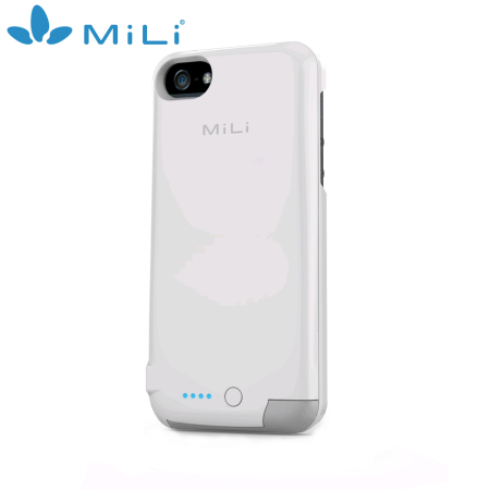 MiLi Power Spring 5 Charging Case for iPhone 5S / 5 - White
