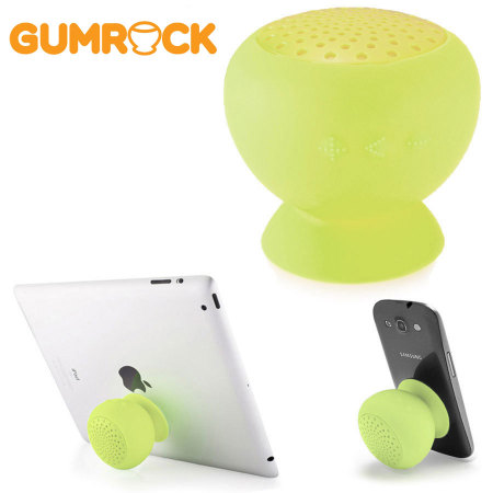 Soporte de ventosa con altavoz Bluetooth Gum Rock - Verde