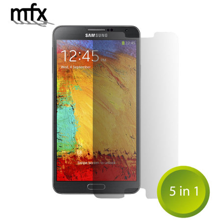 MFX 5-in-1 Screen Protector Pack for Samsung Galaxy Note 3