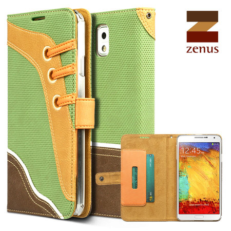 Zenus Masstige Sneakers Diary Case for Samsung Galaxy Note 3 - Green