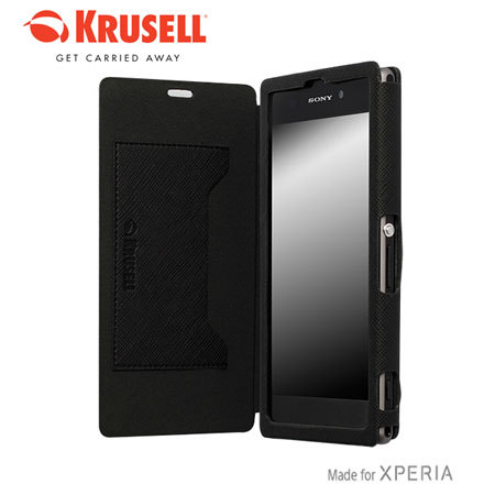Krusell Malmo FlipCover for Xperia Z1 - Black
