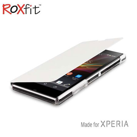 Roxfit Book Flip Case for Sony Xperia - Polar White