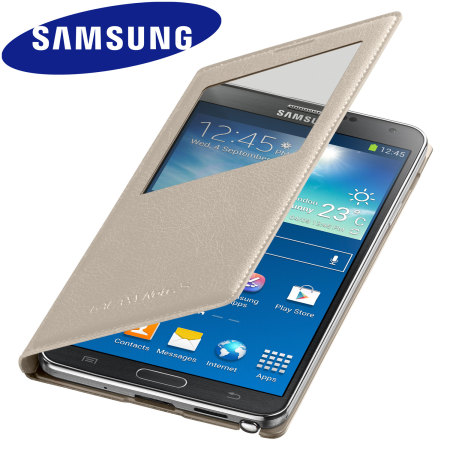 S View Premium Cover Officielle Galaxy Note 3 – Flocons