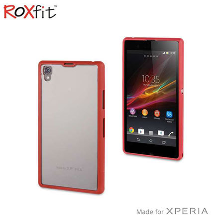 storm Strikt vlam Roxfit Gel Shell Case for Sony Xperia Z1 - Monza Red