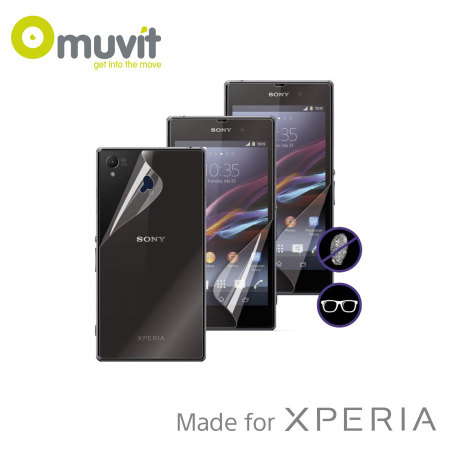 Muvit Matte & Glossy Screen Protector for Sony Xperia Z1