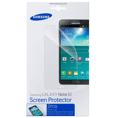 Pack de deux Protections d’écran Officielles Samsung Galaxy Note 3