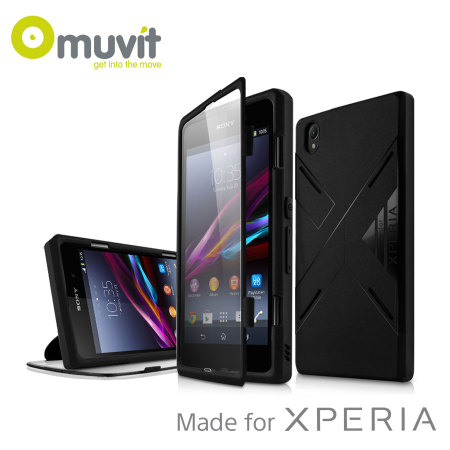 Muvit Bimat 360 Case for Sony Xperia Z1 - Black