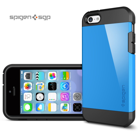 Spigen SGP Tough Armor Case for iPhone 5C - Dodger Blue