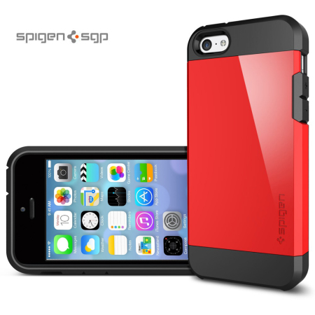 Funda iPhone 5C Spigen SGP Tough Armor - Roja
