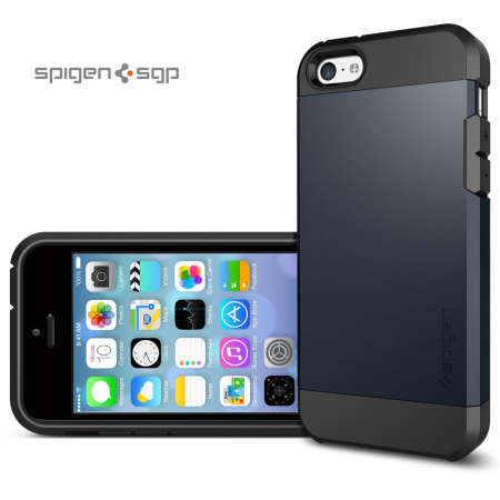 Spigen SGP Tough Armor Case for iPhone 5C - Metal Slate