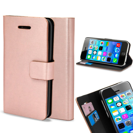 Metalix Book Case For Apple iPhone 5C - Pink