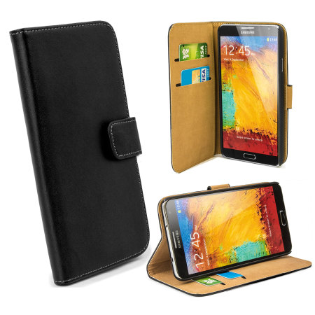 Wallet Case Galaxy Note 3 Tasche in Schwarz