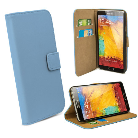 Wallet Case for Samsung Galaxy Note 3 - Blue