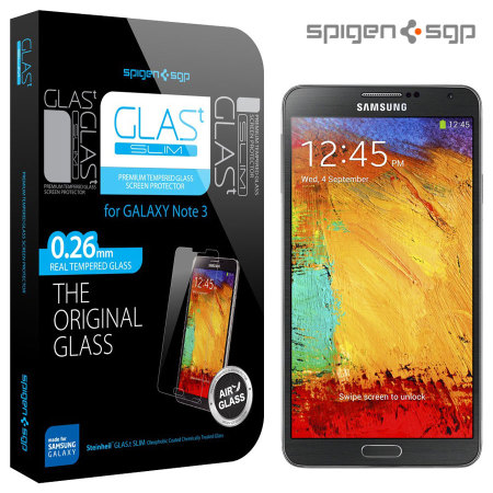 Spigen GLAS.t SLIM Tempered Glass Screen Protector for Galaxy Note 3