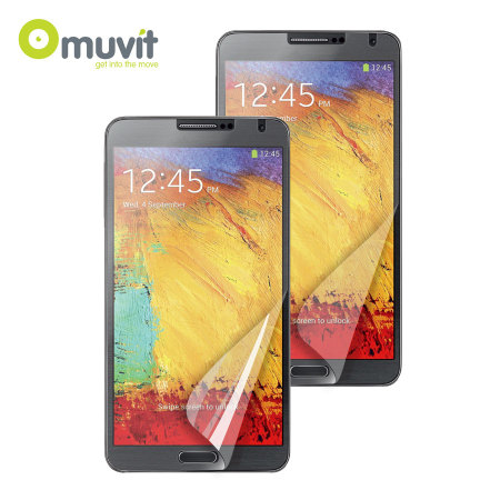 Protection d’écran Samsung Galaxy Note 3 Muvit Matte et Glossy