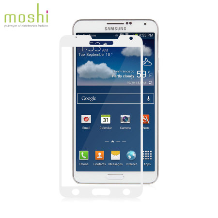 Protector de pantalla Samsung Galaxy Note 3 Anti-Brillos Moshi iVisor - Blanco
