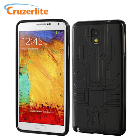 Cruzerlite Bugdroid Circuit Case voor Samsung Galaxy Note 3 - Zwart