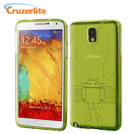 Cruzerlite Bugdroid Circuit Case voor Samsung Galaxy Note 3 - Groen