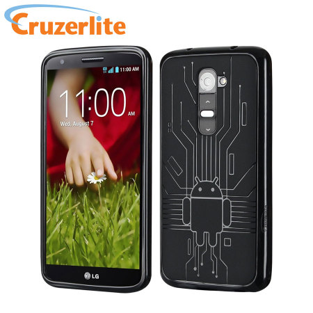 Cruzerlite Bugdroid Circuit Case voor LG G2 - Zwart
