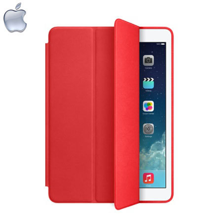 Apple Leather Smart Case voor iPad Air - Rood