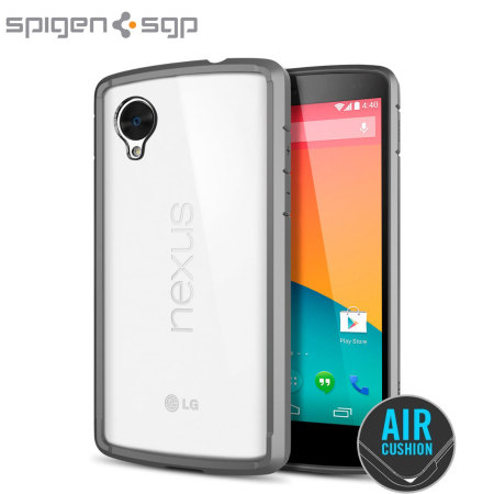 Coque Google Nexus 5 Spigen SGP Ultra hybrid – Transparente / Grise