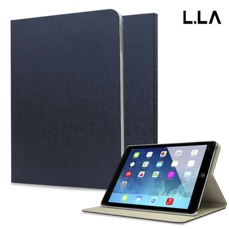 L.LA Case and Stand for iPad Air - Blue / White