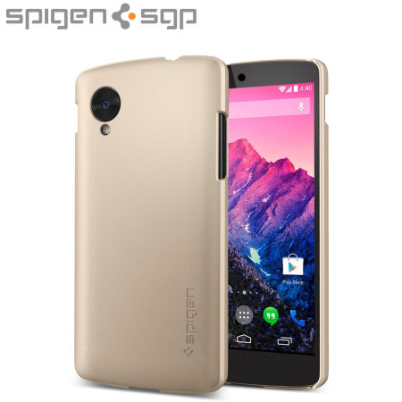 Spigen Ultra Fit Case for Google Nexus 5 - Champagne Gold