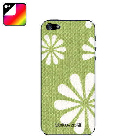 Fabricovers 100% Cotton Skins voor iPhone 5S / 5 - Gerbera A88