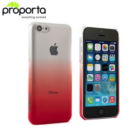 Proporta 96 Hard Shell for Apple iPhone 5C) Gradually Red