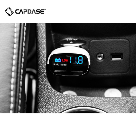 Chargeur Dual USB et indicateur de batterie pour voiture Capdase T2