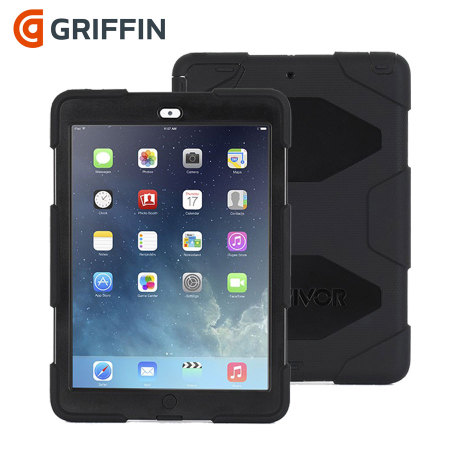 Coque iPad Air Griffin Survivor - Noire