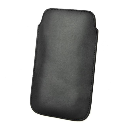 Leather Pouch For Galaxy Note 2 - Black