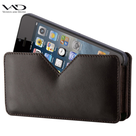 VAD Superior Leather Comfort Holster for IPhone 5S / 5C/ 5 - Black