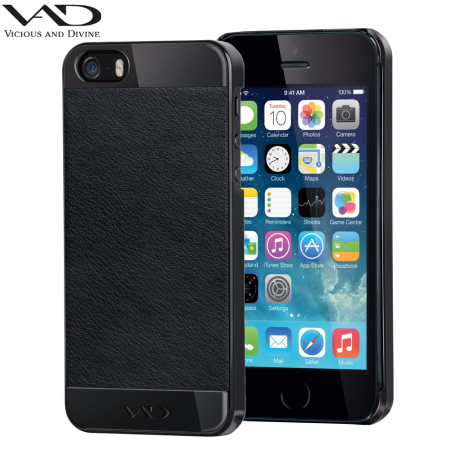 VAD Superior Leather Guard Mask for iPhone 5S/5 - Black