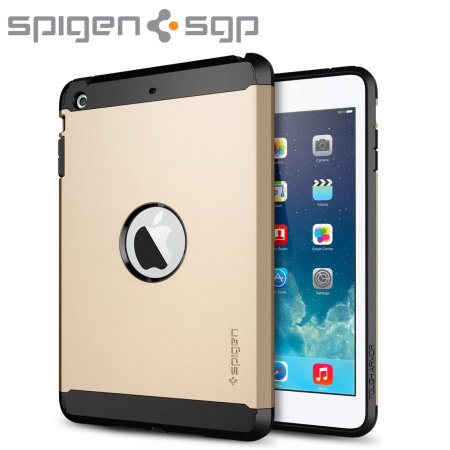 Spigen SGP Tough Armor Case for iPad Mini 2 - Champagne Gold