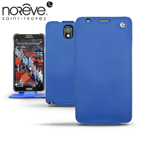 Noreve Tradition Leather Case for Samsung Galaxy Note 3 - Blue