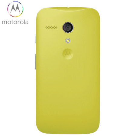 Tapa Trasera Oficial para el Motorola Moto G - Amarillo Limón